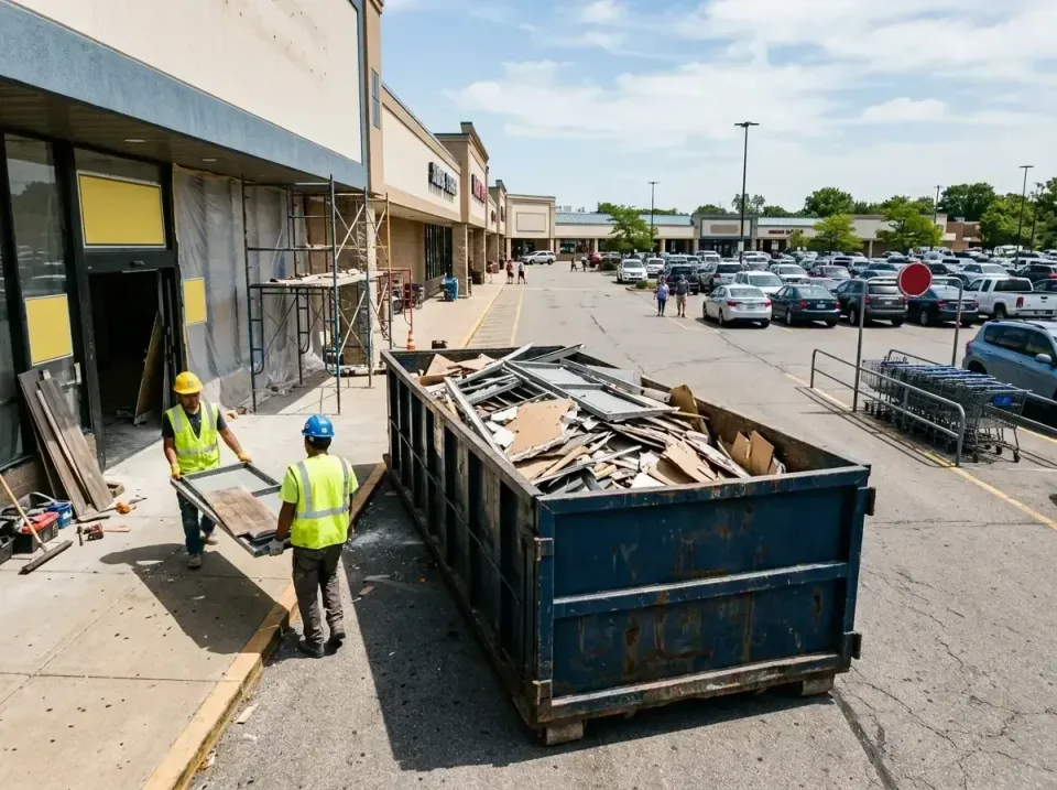 retail-store-renovation-debris-003 — frequently asked questions, Roll-off Dumpster Rentals in Odenton, MD